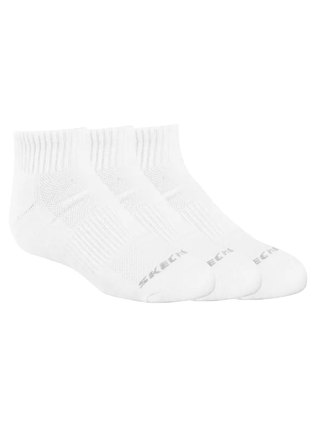 Lot de 3 paires de chaussettes courtes Skechers • blanc • Boutique bonprix