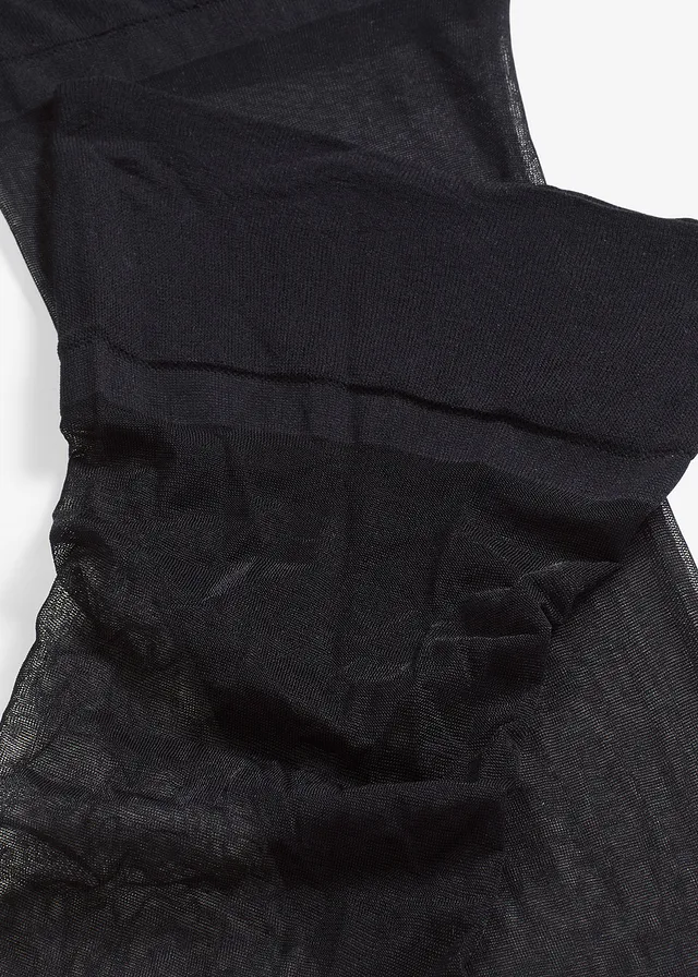 Bas porte-jarretelles 20 DEN, Couleur: noir