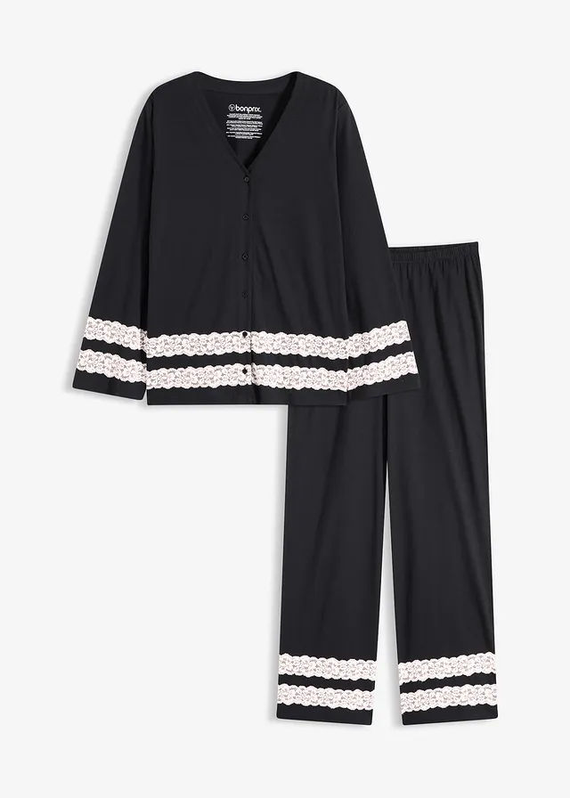 Pyjama van een softe viscose-mix