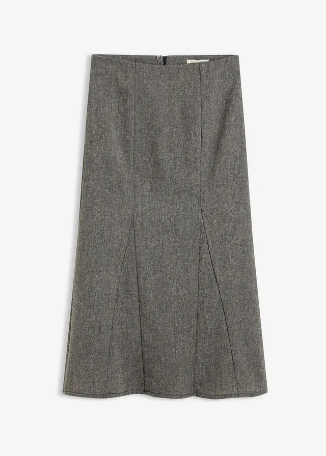 Fustă Gode cu aspect de tweed