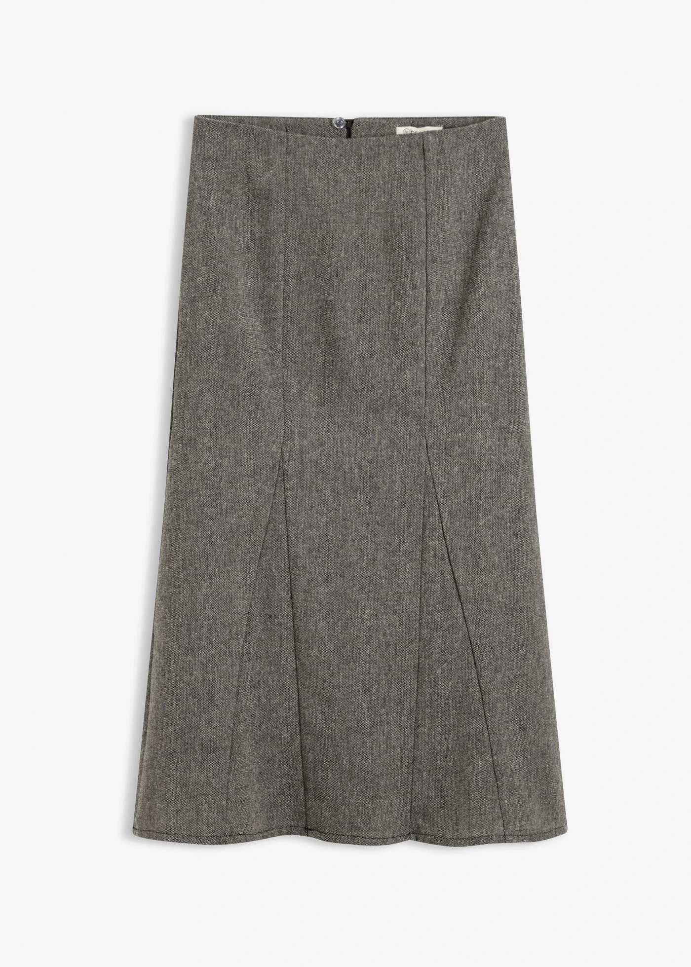 Godetrock in tweedlook • zwart-wolwit gemêleerd • bonprix online shop