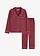Pyjama van puur katoen met knoopsluiting, Kleur: esdoornrood