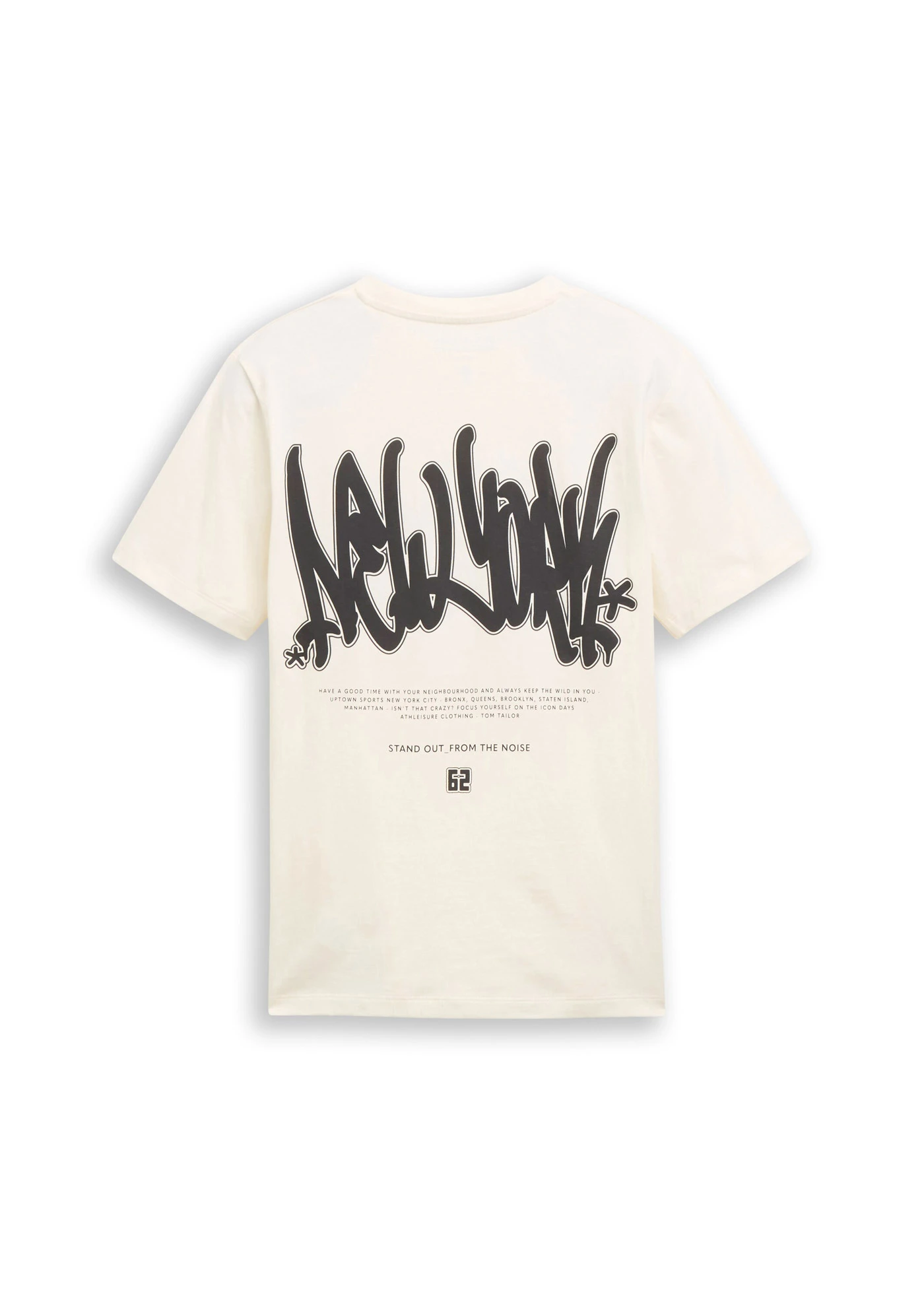 Tričko značky Tom Tailor • přírodní bílá s potiskem • bonprix obchod