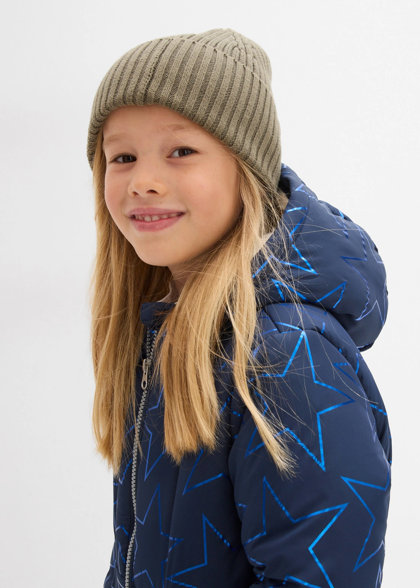 Winterjas in blousonmodel met teddy voering, waterafstotend • donkerblauw • bonprix online shop