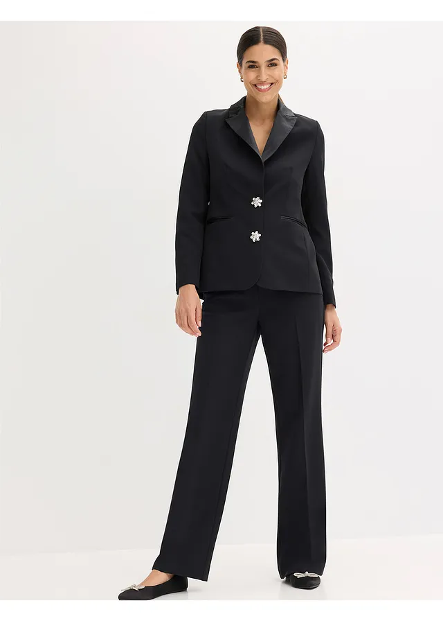 Marlene Dietrich broek, Kleur: zwart