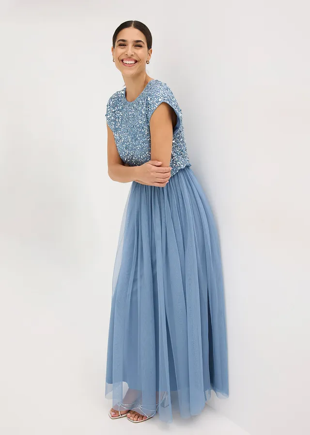 Maxi jurk, Kleur: lichtblauw