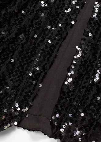 Gilet à sequins • noir • Boutique bonprix