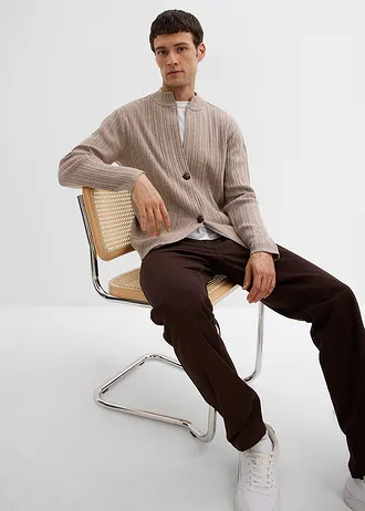 Fijn gebreid vest • beige gemêleerd • bonprix online shop