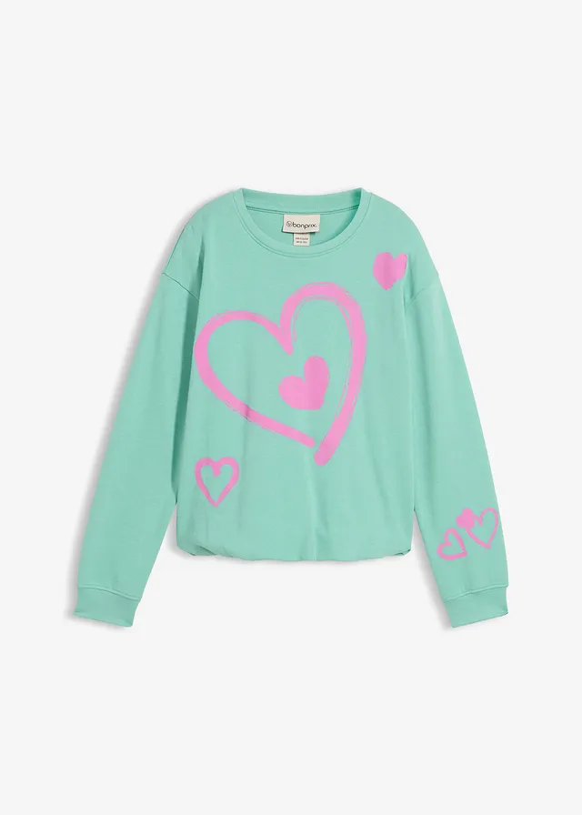Bluza z balonowym dołem, z czystej bawełny organicznej - Bonprix