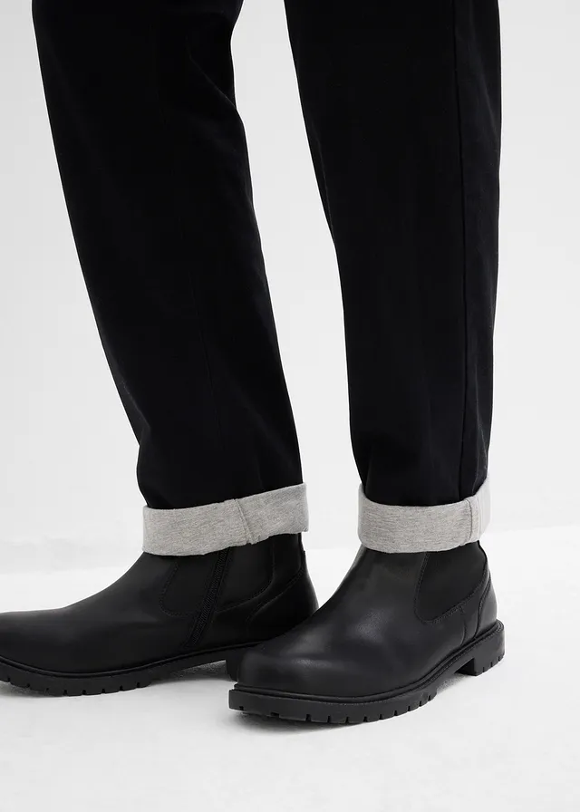 Pantalon jogger chaud et loose, fuselé • noir • product-page.page-title-suffix