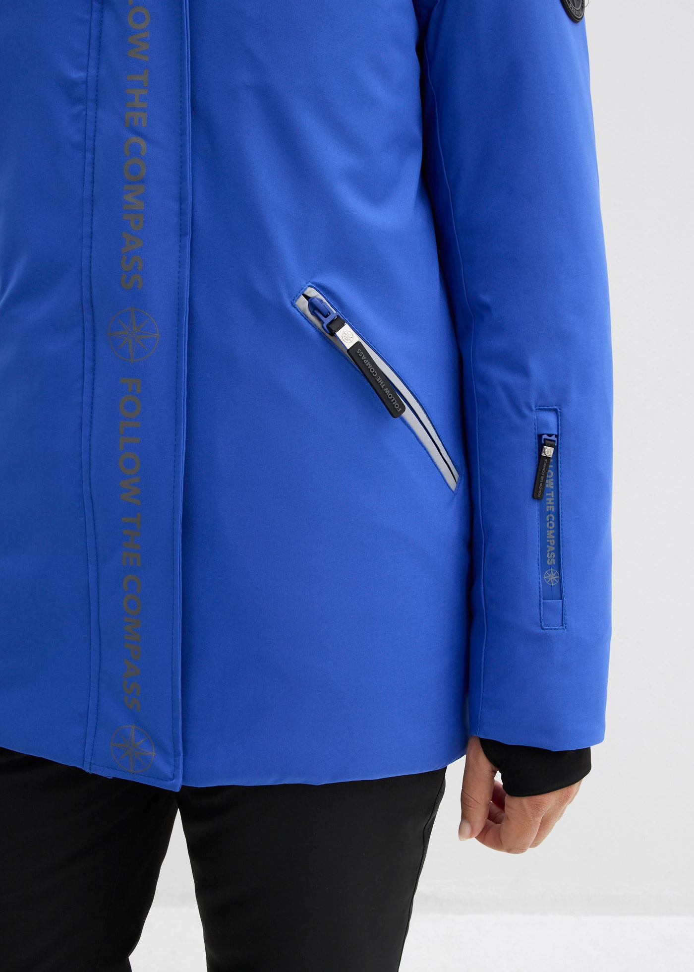 Funkční lyžařská bunda, nepromokavá • drahokamově modrá • bonprix obchod