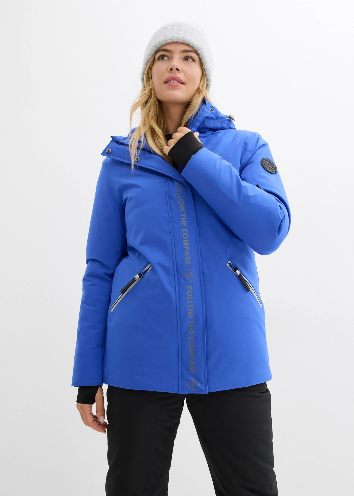 Veste de ski technique, imperméable • bleu brillant • Boutique bonprix