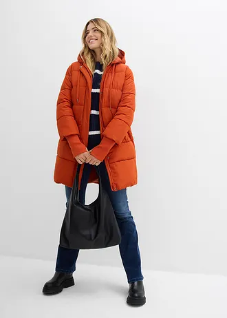 Canadiană funcțională matlasată, impermeabilă, culoare: oranj-lavă