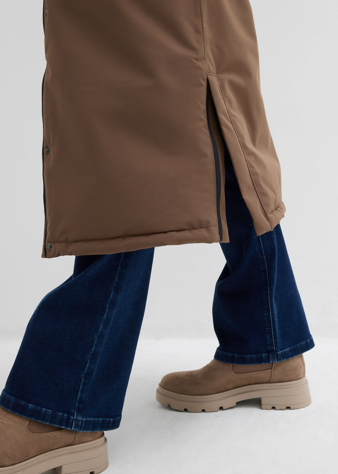 Nepromokavý funkční kabát • hliněná hnědá • bonprix obchod