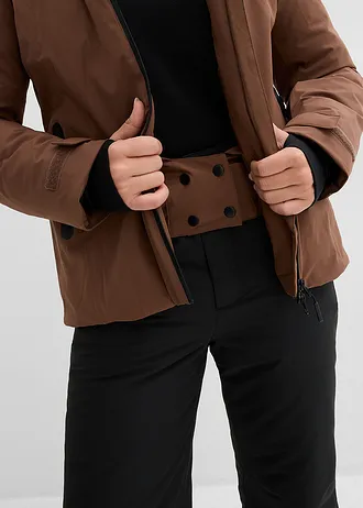 Veste de ski avec pare-neige • marron clair • Boutique bonprix