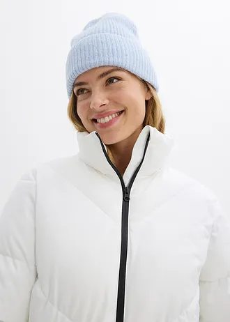 Vízhatlan, bélelt funkcionális overál • fehér/fekete • bonprix áruház