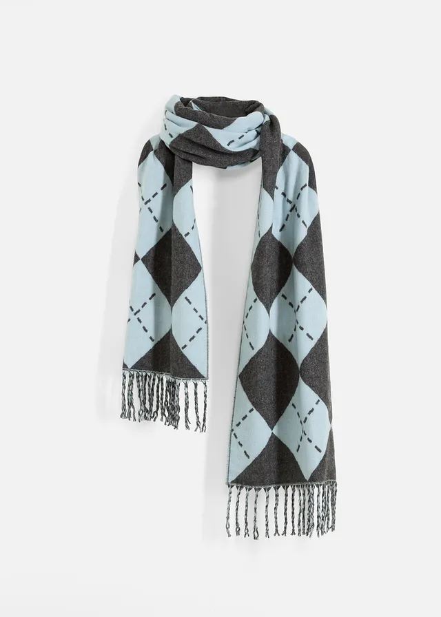 Sjaal • lichtblauw-grijs gemêleerd • bonprix online shop