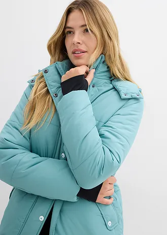 Funkciós steppelt kabát szigetelő hőtechnikával • ásványkék • bonprix áruház