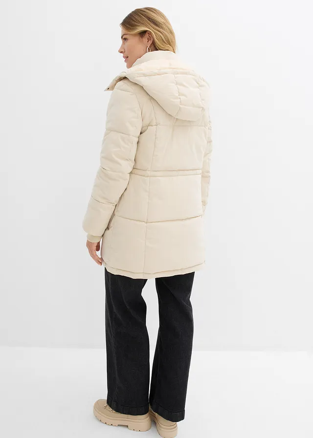 Winterjas met verstelbare tailleband • lichtsand • product-page.page-title-suffix