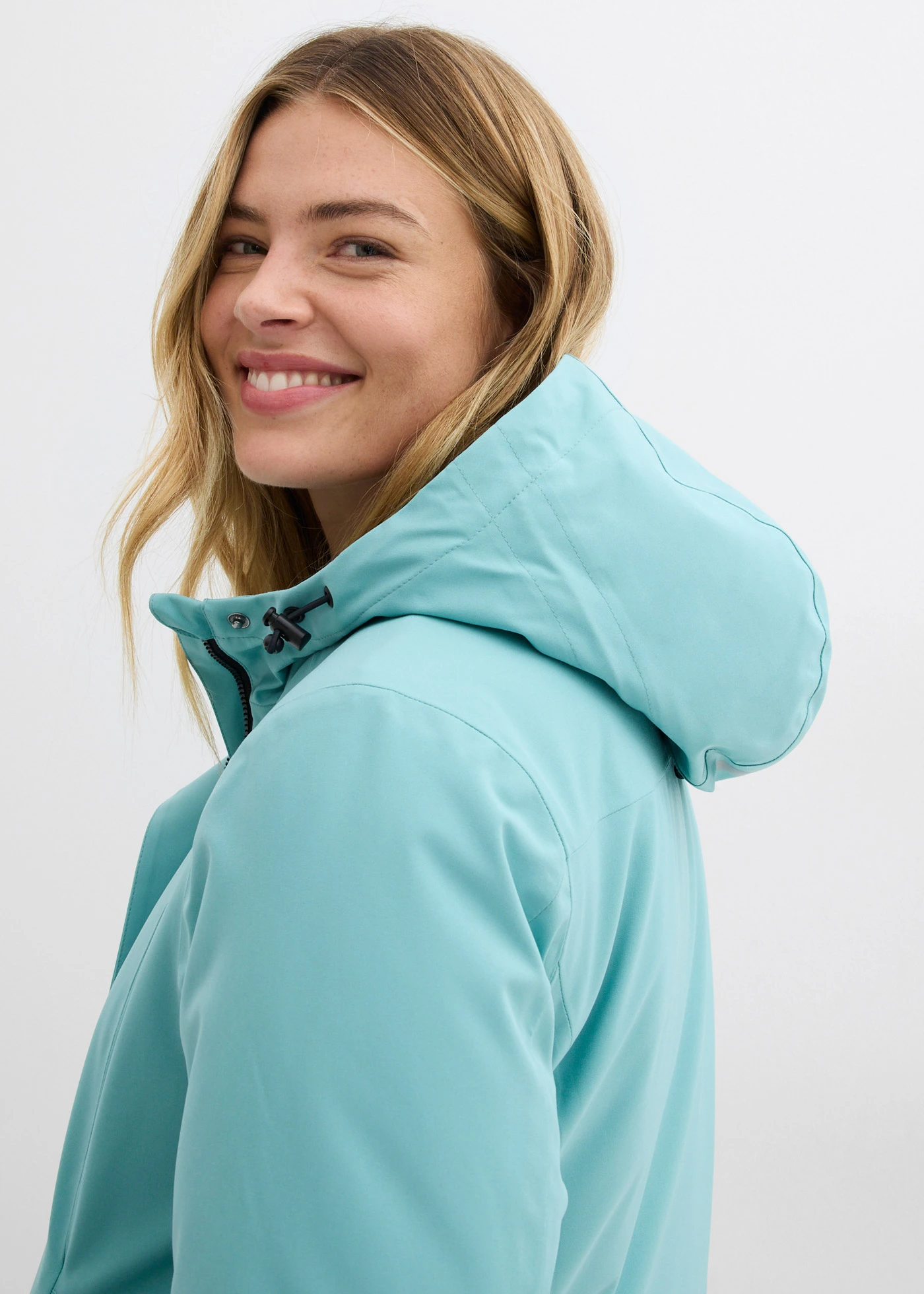 Parka technique déperlante • turquoise clair • Boutique bonprix