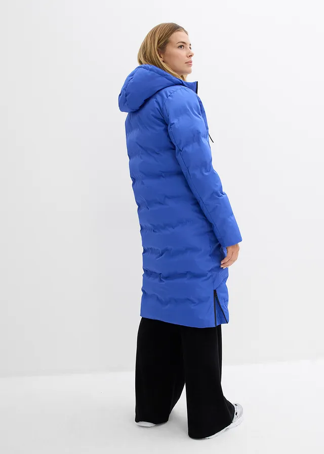 Doudoune longue, Couleur: bleu brillant