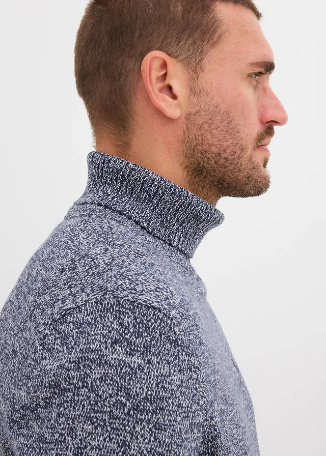 Coltrui met katoen • donkerblauw-wit gemêleerd • product-page.page-title-suffix