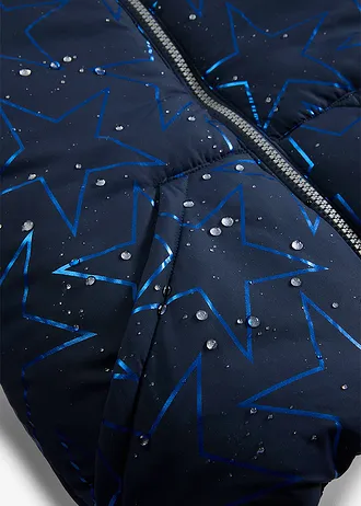 Winterjas in blousonmodel met teddy voering, waterafstotend • donkerblauw • bonprix online shop