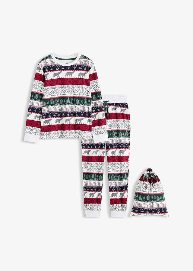Pyjama en coton doux avec pochette cadeau