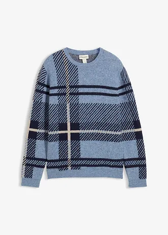 Pulóver kockás mintával