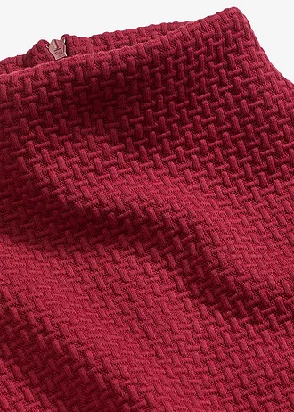 Robe midi évasée • rouge rubis • Boutique bonprix