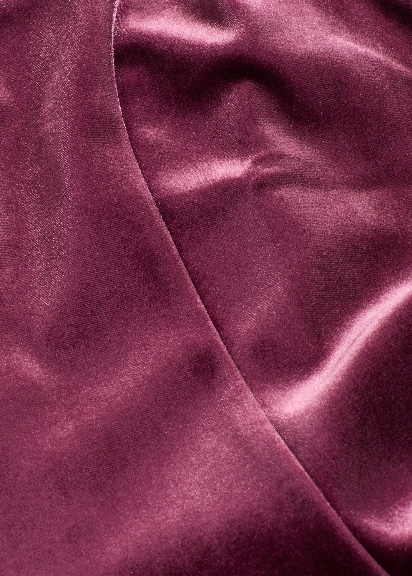 Robe courte en velours doux • bordeaux • Boutique bonprix