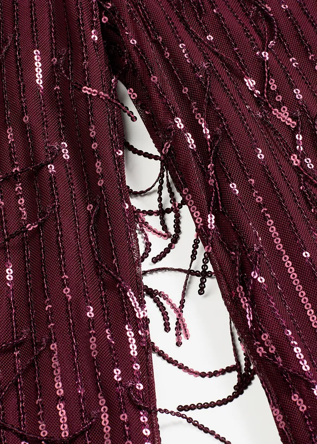 Pantalon à sequins et franges • bordeaux • product-page.page-title-suffix