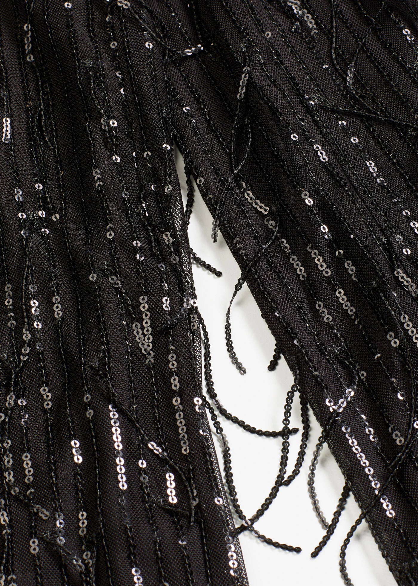 Flitteres nadrág rojtokkal • fekete • bonprix áruház