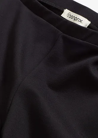 Legging van comfortabel Punto di Roma, Kleur: zwart