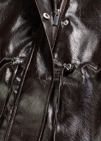 Geacă de imitație de piele • maro închis • magazin bonprix