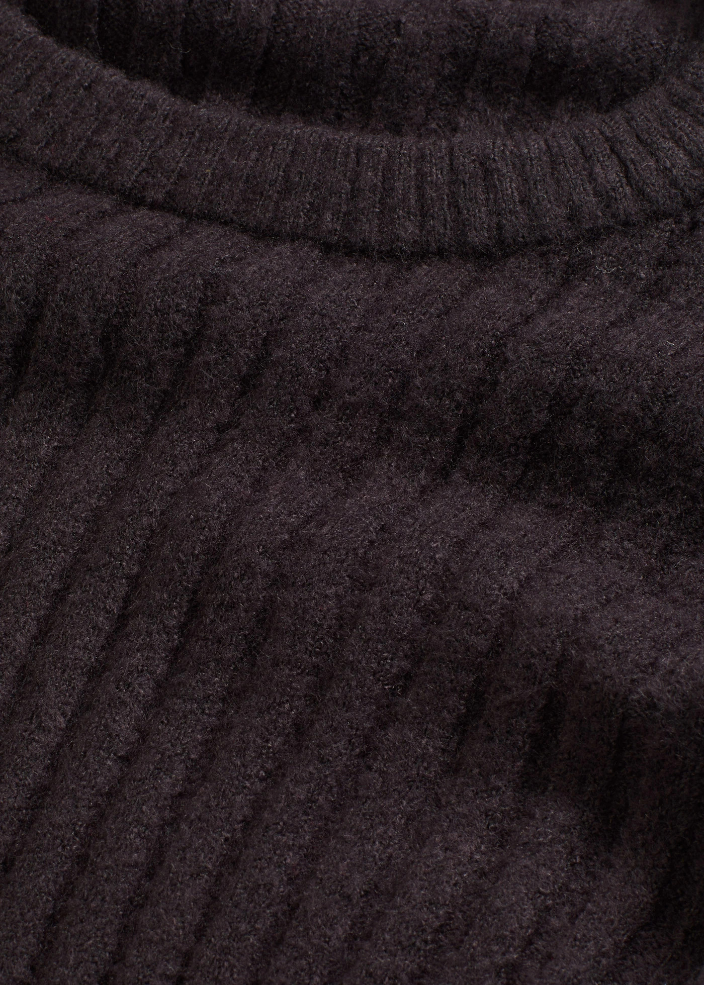 Pull oversize côtelé • noir • Boutique bonprix