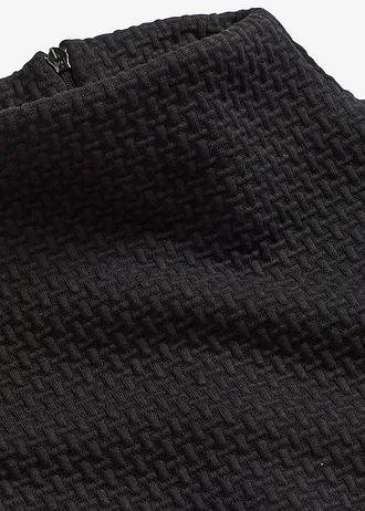 Robe midi évasée • noir • Boutique bonprix