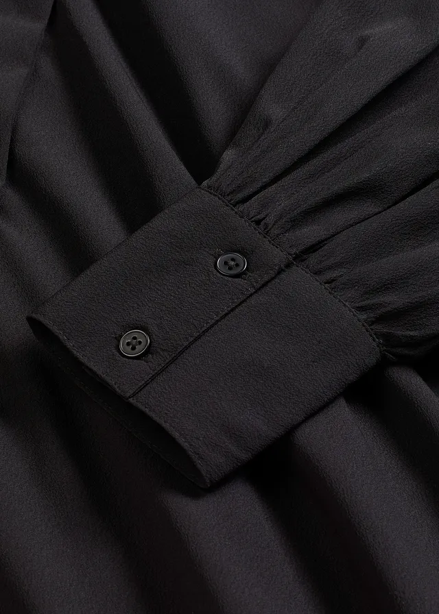 Blousejurk met strik • zwart • product-page.page-title-suffix