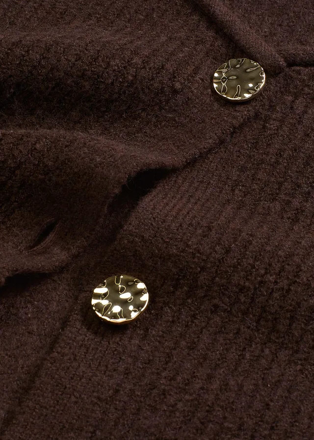 Vest met decoratieve knopen • donkerbruin • product-page.page-title-suffix