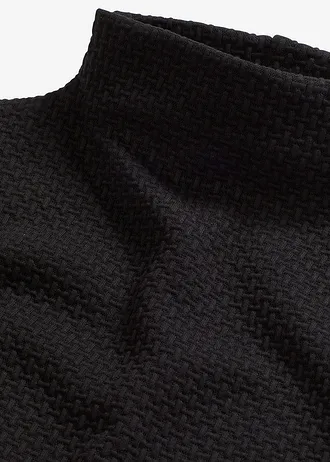 Sweater met opstaande kraag • zwart • bonprix online shop