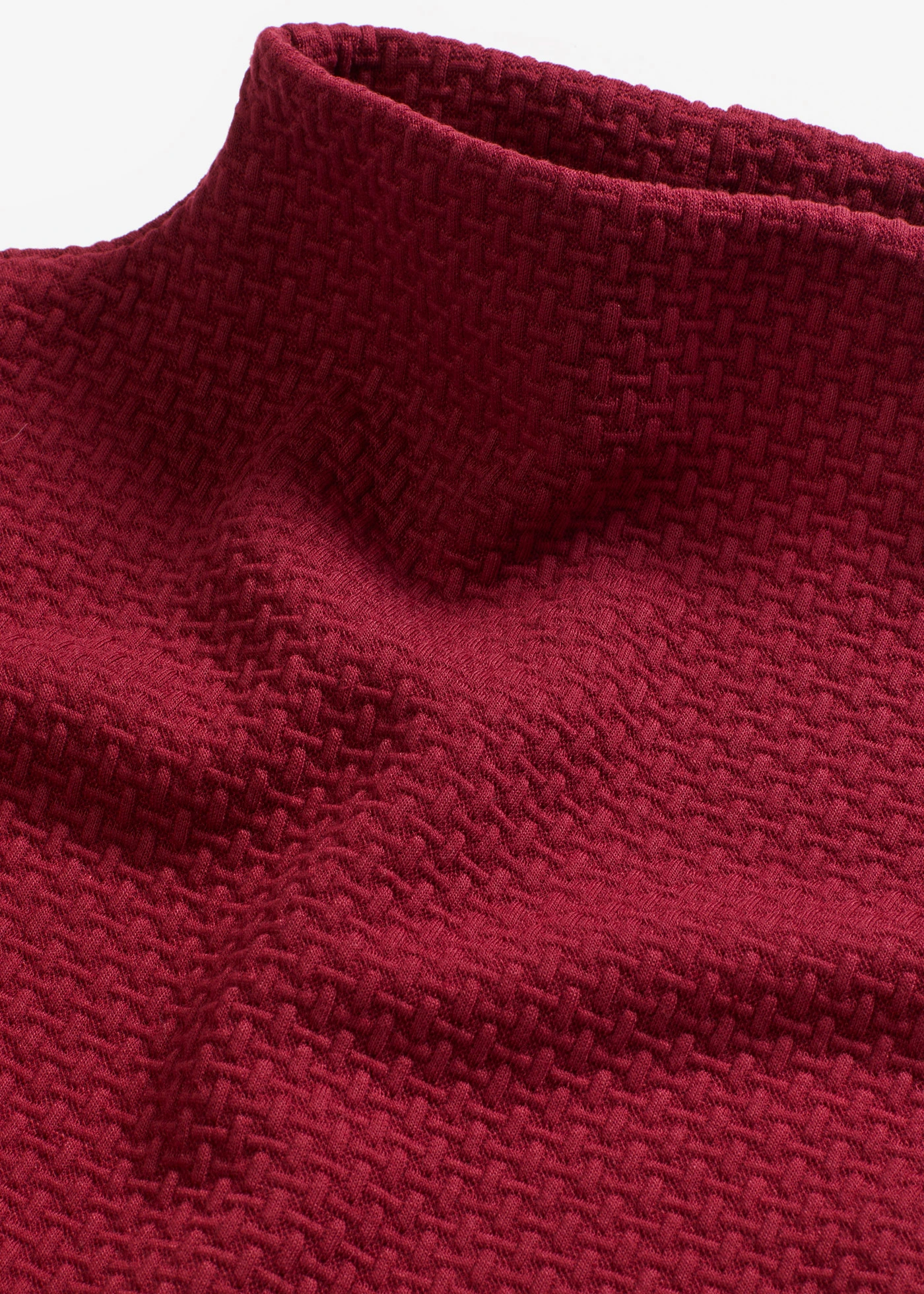 Sweat-shirt à col montant • rouge rubis • Boutique bonprix