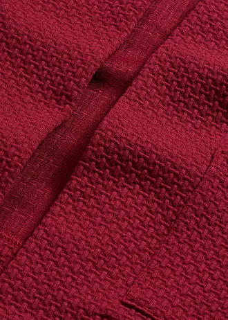 Blazer scurt din jerse • roșu rubiniu • magazin bonprix