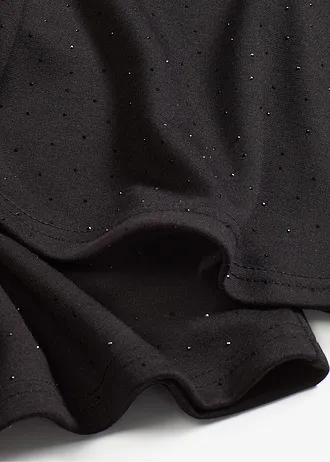 Legginsy z wygodnego materiału punto di roma • czarny • sklep bonprix