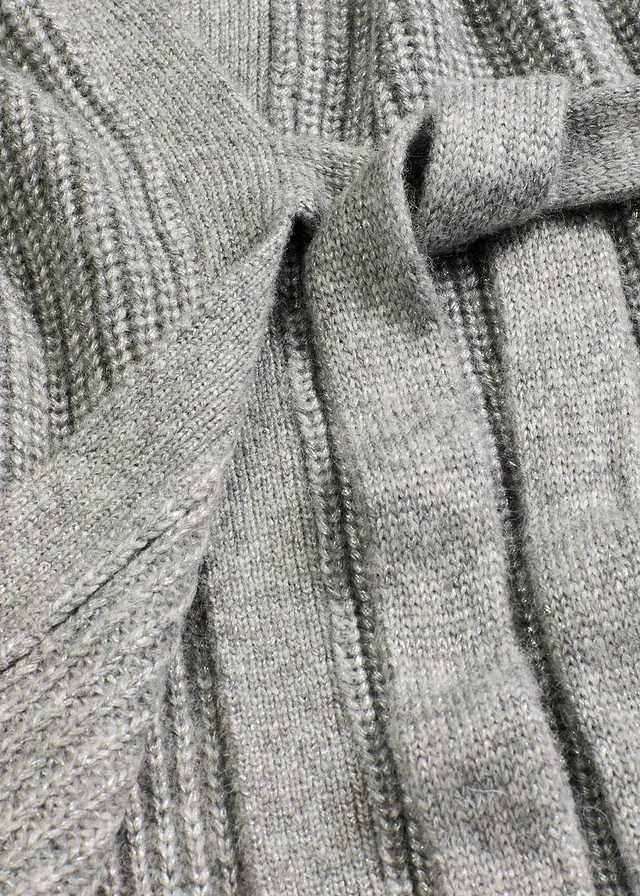 Gilet cache-cœur oversize • gris chiné • product-page.page-title-suffix