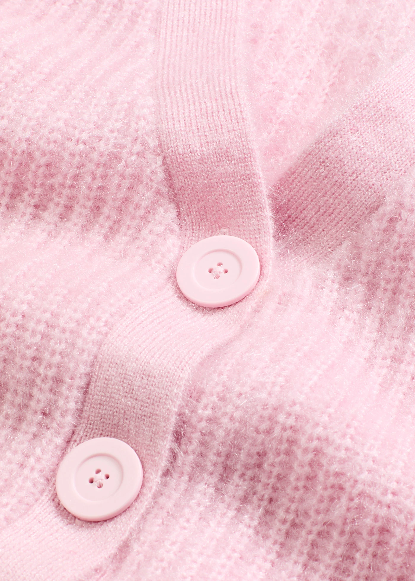 Pletený sveter, vrúbkovaný, s lesklým efektom • krištáľovo ružová • obchod bonprix