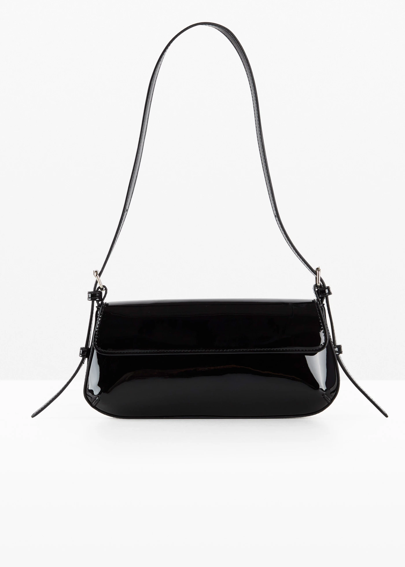 Sac à main verni • noir • Boutique bonprix