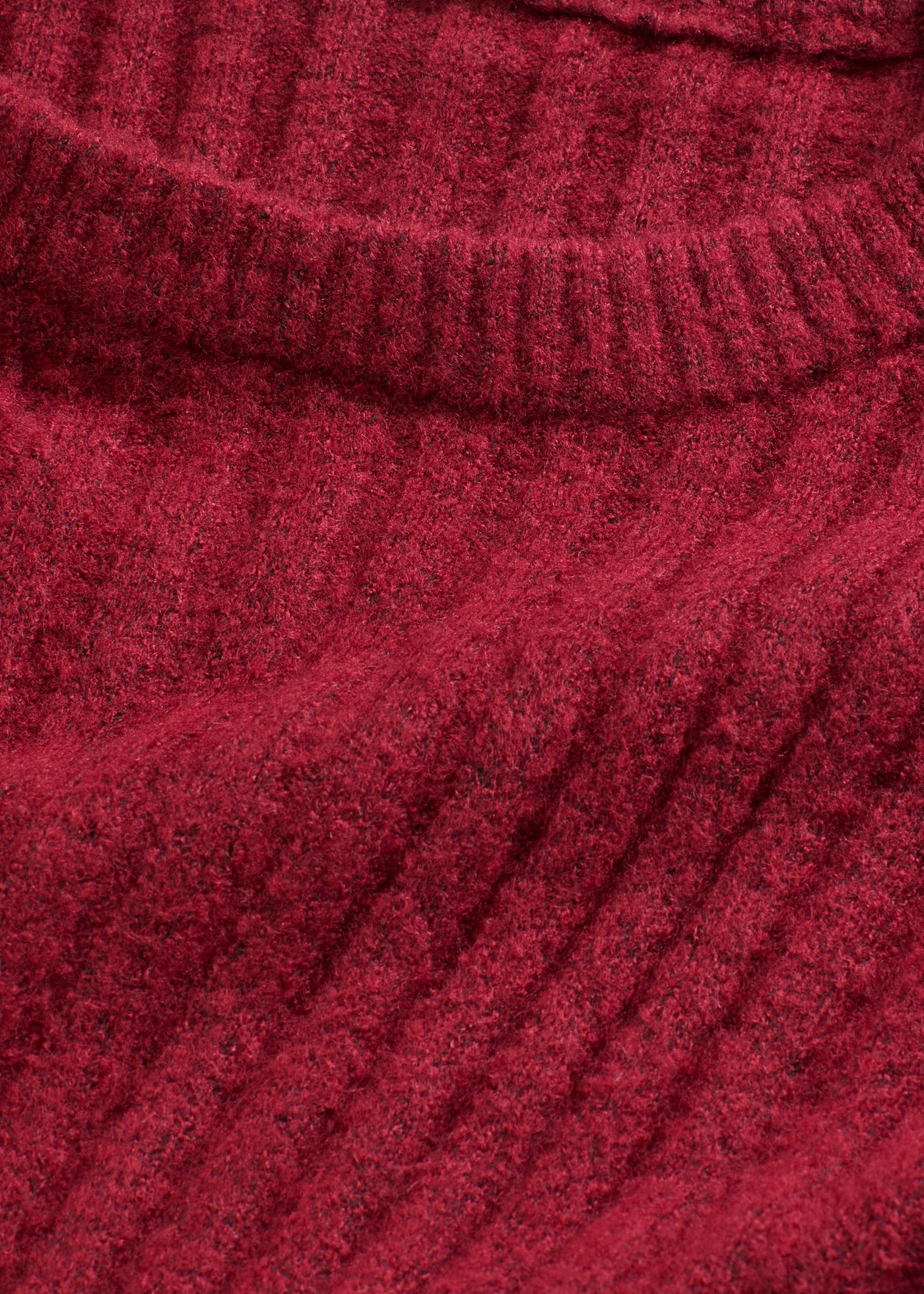 Pull oversize côtelé • rouge rubis • Boutique bonprix