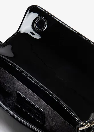 Sac à main verni • noir • Boutique bonprix