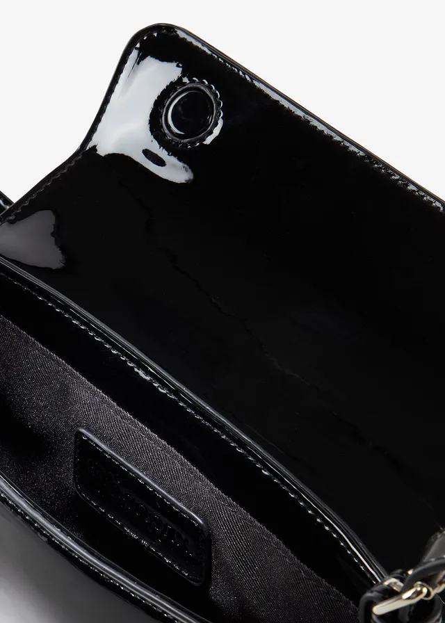 Handtas in laklook • zwart • product-page.page-title-suffix