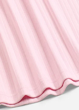 T-shirt manches longues côtelé • rose cristal • Boutique bonprix